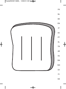 Manual Tefal TT356130 Prăjitor de pâine