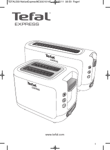 사용 설명서 테팔 TT365030 Express 토스터