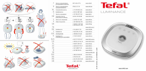 Manual de uso Tefal PP8043A9 Luminance Báscula