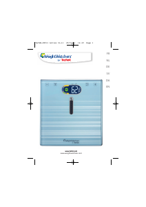 Manual Tefal WZ5100C0 WeightWatchers Scale