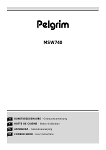 Mode d’emploi Pelgrim MSW740KOR Hotte aspirante