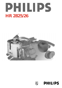 Manual Philips HR2826 Centrifugadora