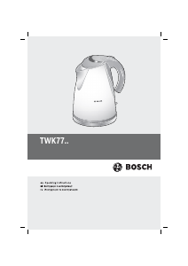 Bedienungsanleitung Bosch TWK7701RU Wasserkocher