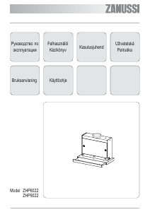 Bruksanvisning Zanussi ZHP9022X Köksfläkt