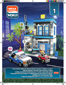 Manual Mega Construx set FVD32 World Police station jailbreak