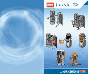 Manuale Mega Construx set FVK10 Halo Rocket Boost Power Pack