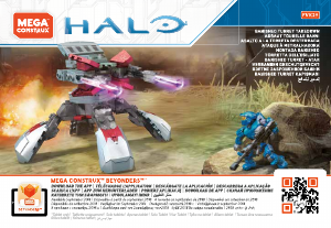 Manual Mega Construx set FVK29 Halo Mission - Banished turret takedown