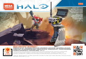 Handleiding Mega Construx set FVK30 Halo Mission - Radar wreckage