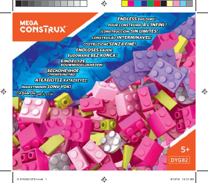 Manual Mega Construx set DYG82 Bulk Bold box of blocks