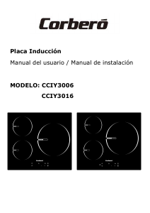 Manual de uso Corberó CCIY3016 Placa