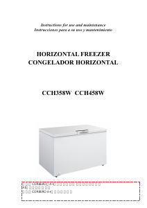 Manual Corberó CCH358W Freezer