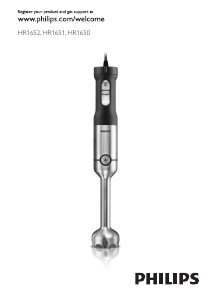 Manual Philips HR1652 Hand Blender