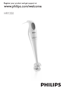 Наръчник Philips HR1350 Ръчен блендер