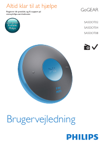 Brugsanvisning Philips SA5DOT02OFS GoGear Mp3 afspiller