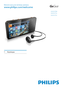 Käyttöohje Philips SA3CNT08K GoGear MP3-soitin