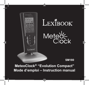 Mode d’emploi Lexibook SM180 MeteoClock Station météo