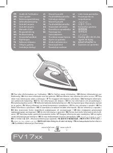 Manuale Tefal FV1711E0 Ferro da stiro