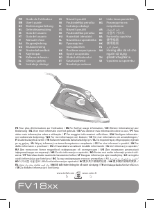Manuale Tefal FV1845E0 Ferro da stiro