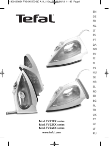 Manuale Tefal FV2115E0 Ferro da stiro