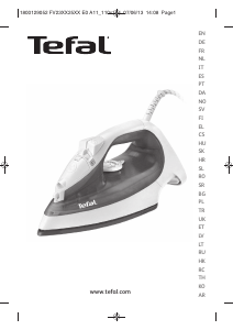 Manual de uso Tefal FV2310E0 Plancha