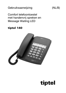 Handleiding Tiptel 140 Telefoon