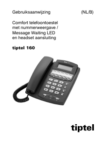 Handleiding Tiptel 160 Telefoon