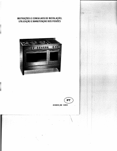 Manual Tecnogas CFP 1200 Fogão