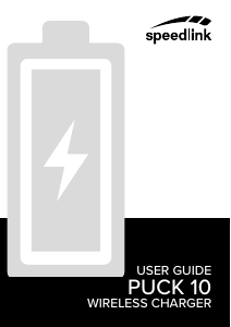 Brugsanvisning Speedlink SL-690403-BK Trådløs oplader