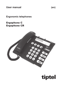 Manual Tiptel Ergophone CR Phone