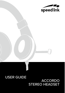 Brugsanvisning Speedlink SL-870003-BK Headset