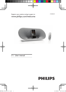 Manual Philips DS8500 Speaker Dock