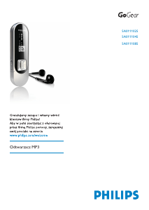 Instrukcja Philips SA011102S GoGear Odtwarzacz Mp3