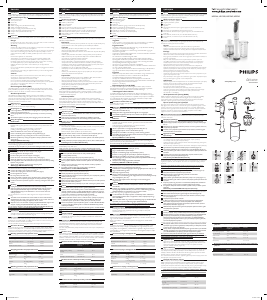 Handleiding Philips HR1361 Staafmixer