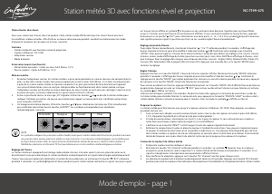 Mode d’emploi InFactory NC-7199-675 Station météo
