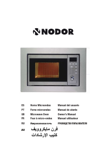 Manual de uso Nodor NM 20 DX Microondas