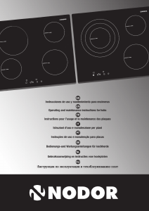 Bedienungsanleitung Nodor V 2160 BK Kochfeld
