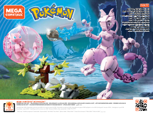 Mode d’emploi Mega Construx set FVK77 Pokemon Mew vs. Mewtwo clash