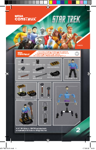 Manual de uso Mega Construx set FND70 Star Trek Spock