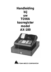 Handleiding Towa AX-100 Kassasysteem