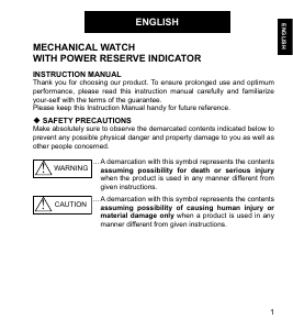 Manuale Orient EZ09001B Classic Orologio da polso