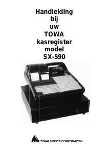 Handleiding Towa SX-590 Kassasysteem