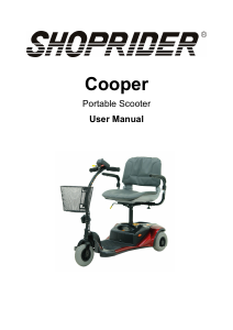 Handleiding Shoprider Cooper Scootmobiel