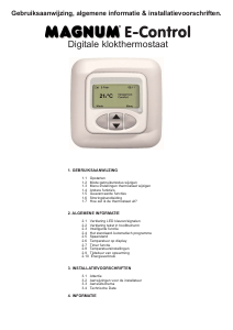 Handleiding Magnum E-Control