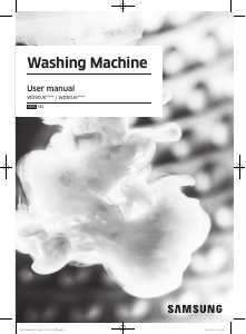 Brugsanvisning Samsung WD80J6400AW Vaske-tørremaskine