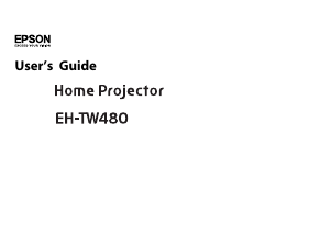 Handleiding Epson EH-TW480 Beamer