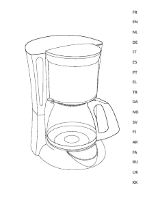 Kullanım kılavuzu Tefal CM340810 Kahve makinesi
