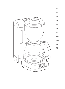 Bruksanvisning Tefal CM392811 Kaffebryggare