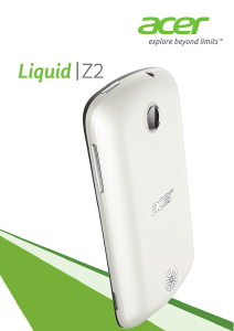 Handleiding Acer Liquid Z2 Mobiele telefoon