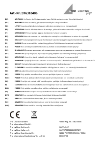 Manuale Trio 376310406 Portofino Lampada