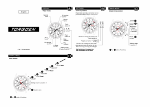 Mode d’emploi Torgoen T36BL44LR Montre